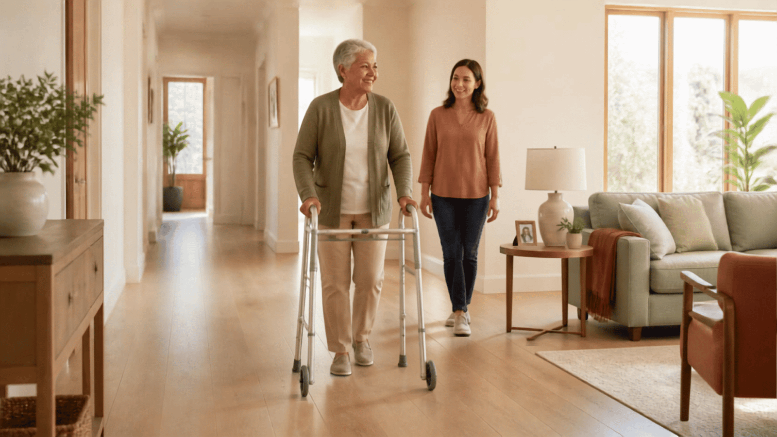 Clearing Walking Routes Before Someone Comes Home From the Hospital